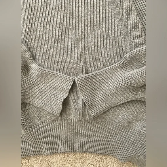 Free People Easy Street Tunic Oversized Sweater Pullover Heather Grey XL - Picture 9 of 10